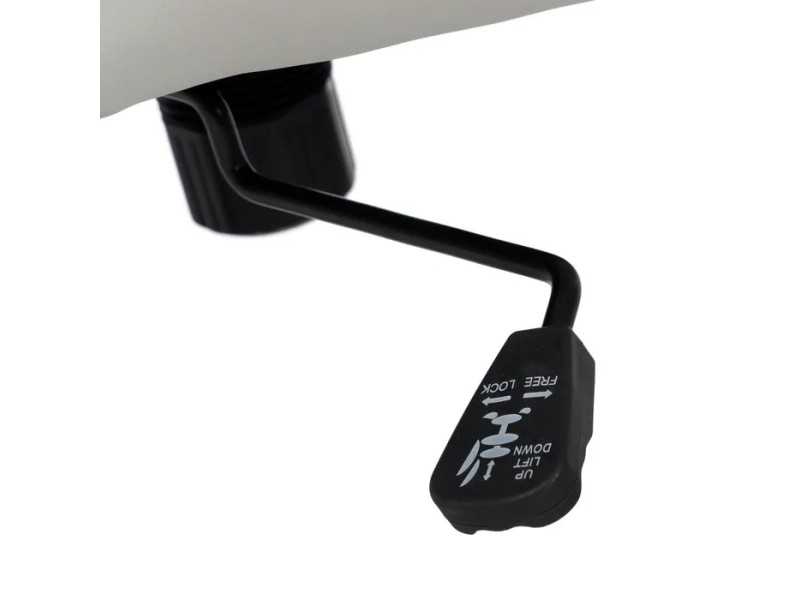 Silla de oficina con ruedas tapizada en piel sintética - COTO A