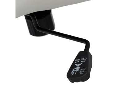 Silla de oficina con ruedas tapizada en piel sintética - COTO A Silla de oficina con ruedas tapizada en piel sintética - COTO A