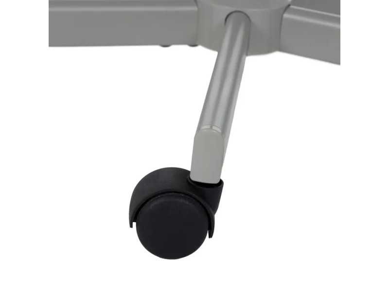 Office chair with wheels upholstered in synthetic leather - COTO A