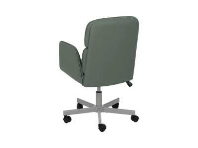 Chaise de bureau à roulettes tapissé de cuir synthétique - COTO B