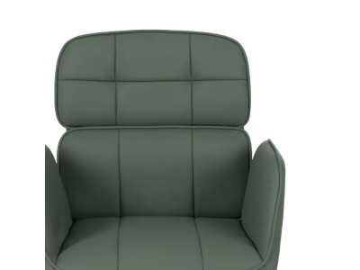 Chaise de bureau à roulettes tapissé de cuir synthétique - COTO B