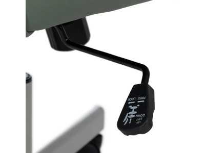 Chaise de bureau à roulettes tapissé de cuir synthétique - COTO B