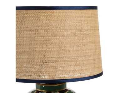 Lampe de table en porcelaine - AFRIQUE