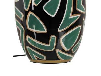 Lampe de table en porcelaine - AFRIQUE