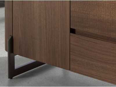 Walnut sideboard with ceramic top - SYMI