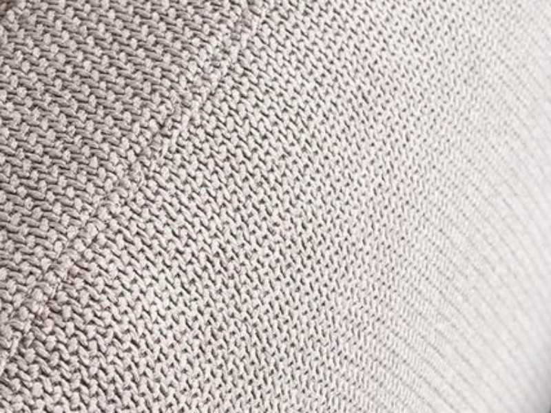 Complete designer bed upholstered in faux leather and fabric - SYMI