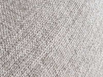 Lit double design tapissé de cuir synthétique et tissu - PIA