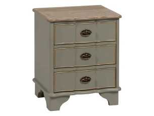 Classic design lacquered bedside table - TROPEA 2
