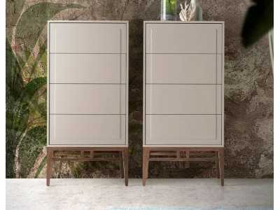 Lacquered chiffonier with walnut base - COSIMA Lacquered chiffonier with walnut base - COSIMA