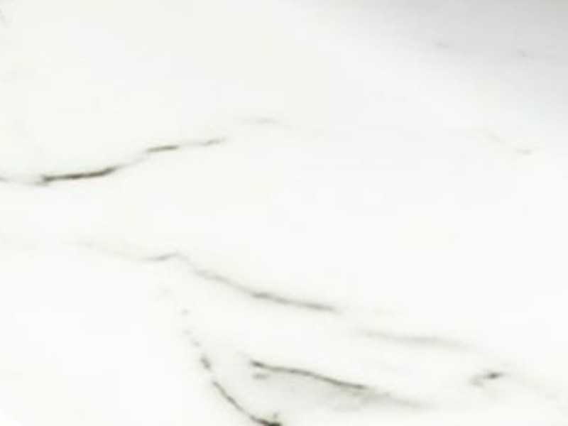 Walnut bedside table with glass top imitating porcelain marble - DINA