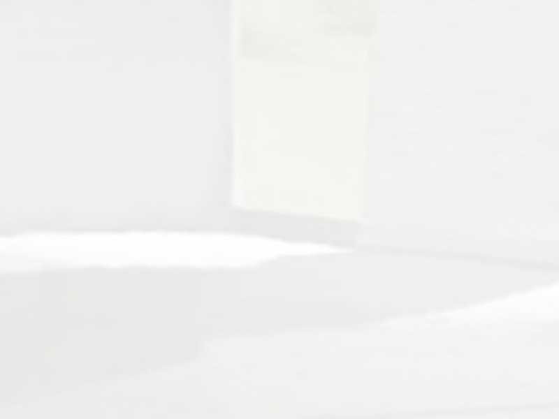 White lacquered chiffonier with stainless steel base - ROSE