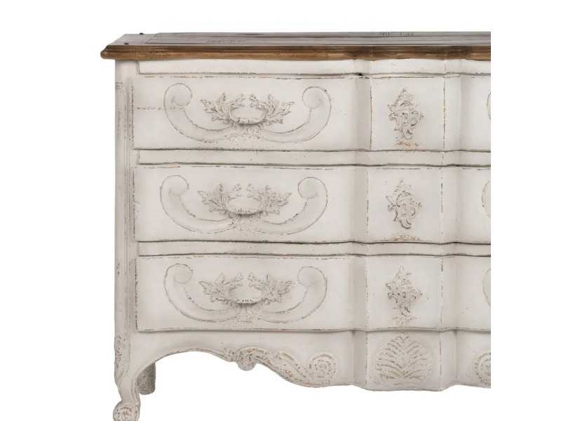 Cómoda de madera lacada - CATRINA