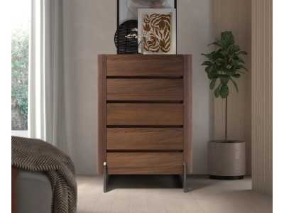 Walnut chiffonier with ceramic top - SYMI