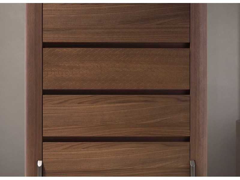 Walnut chiffonier with ceramic top - SYMI