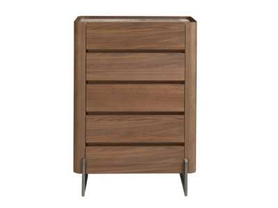 Walnut chiffonier with ceramic top - SYMI