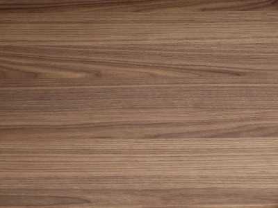 Walnut vanity/desk with porcelain marble-effect glass detail - DINA