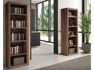 Walnut bookcase - SASHA 2