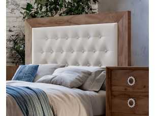 Headboard with upholstered central panel - ALDANA