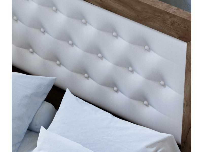 Headboard with upholstered central panel - ALDANA
