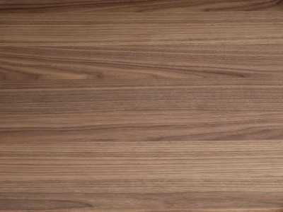 Round lacquered corner table with walnut top and stainless steel frame - AINI