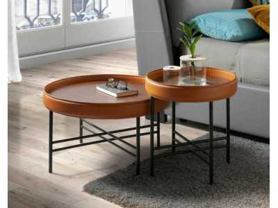 Ensemble de tables basses rondes de différentes hauteurs - CAMILLE