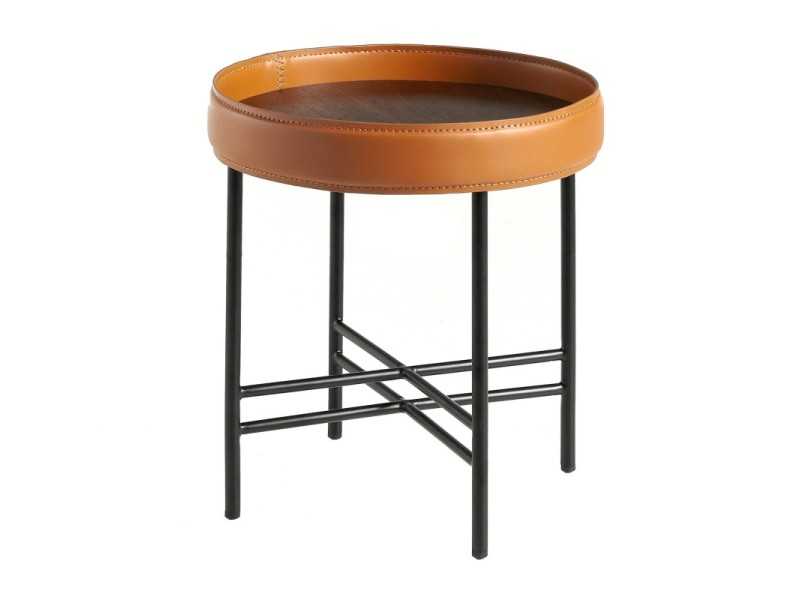 Set of round coffee tables in different heights - CAMILLE