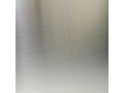 Stainless steel dining table with glass top - PAPILLON