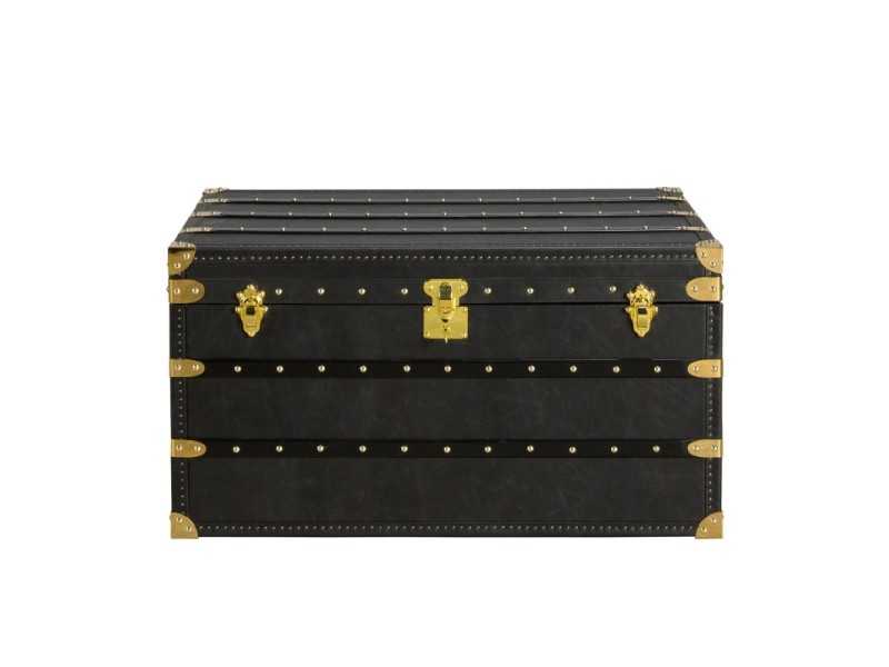 Trunk upholstered in genuine leather - ENVA
