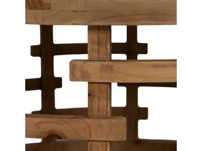 Coffee table with clock on the top - HORLOGE