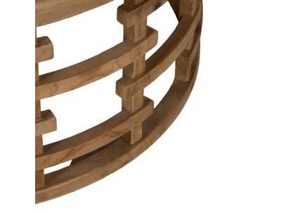 Coffee table with clock on the top - HORLOGE