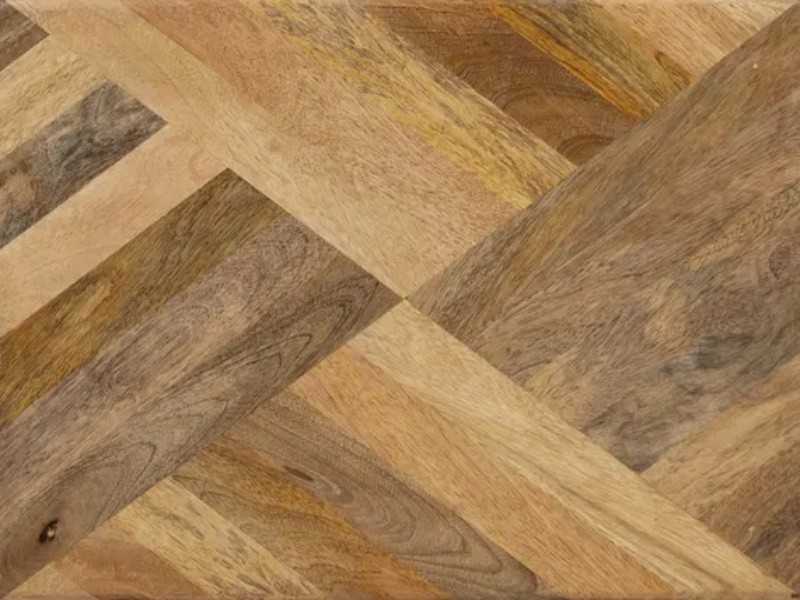 Solid wood nesting table set - FIONA