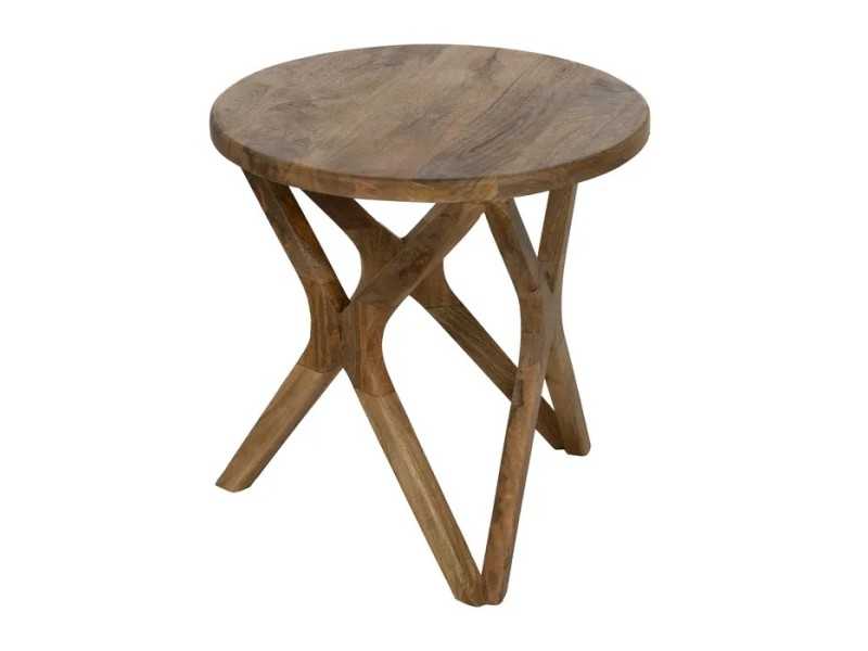 Table d'angle en manguier massif - STAMM