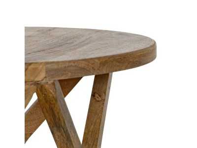 Table d'angle en manguier massif - STAMM