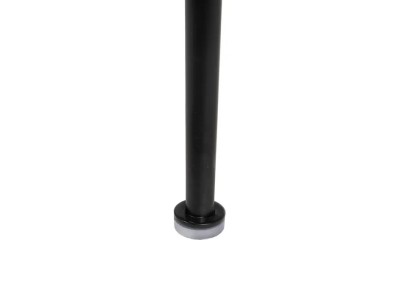 Silla de diseño tapizada en terciopelo con patas en metal - ANA NEGRO
