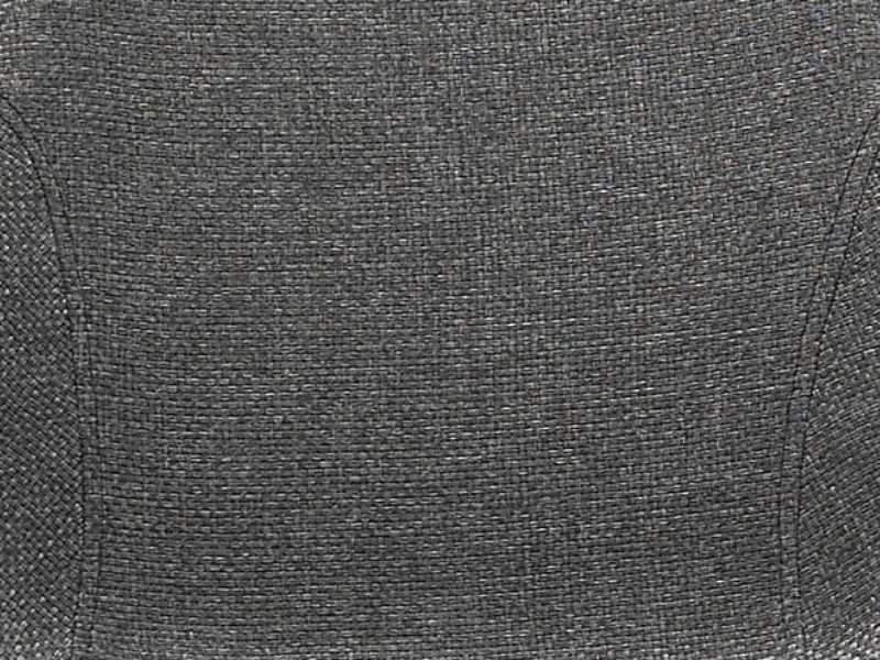 Upholstered chair with stainless steel frame - TOMASSO