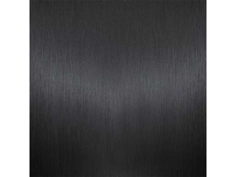 Tabouret design tapissé avec pieds en acier inoxydable noir - BERTA