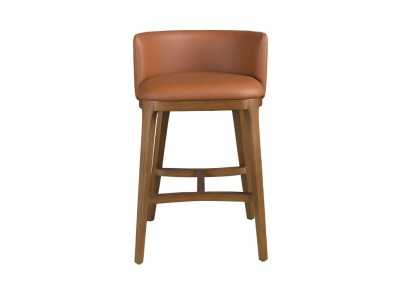 Taburete de diseño tapizado con estructura base de madera maciza - ZARA Taburete de diseño tapizado con estructura base de madera maciza - ZARA