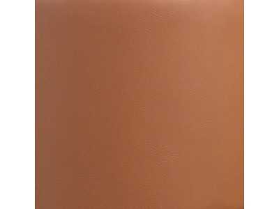 Swivel stool in walnut, upholstered with stainless steel base - SANTINO