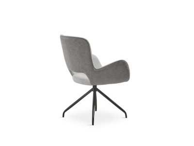 Silla de diseño moderno con patas en acero lacado - AURA