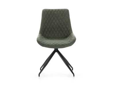 Chaise pivotante au design moderne avec pieds en acier laqué - ABANTI VERDE