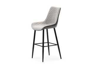 Tabouret design moderne avec pieds en acier laqué - ABANTI COMBI B