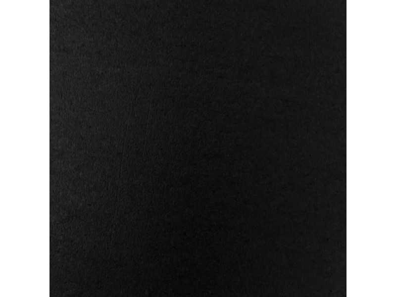 Tabouret design tapissé de tissu et structure en acier inoxydable noir - NEO