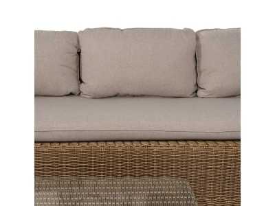 Garden set in aluminum and synthetic rattan - ABEINT Garden set in aluminum and synthetic rattan - ABEINT