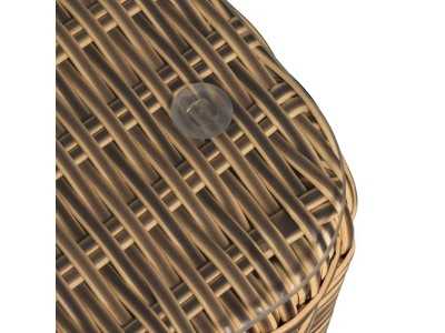 Conjunto de jardín en aluminio y ratán sintético - ABEINT