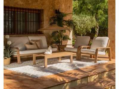 Ensemble de jardin en aluminium - AARON