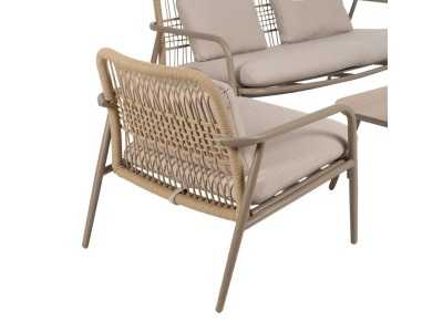 Garden set in lacquered aluminum and PE - ACCUA Garden set in lacquered aluminum and PE - ACCUA