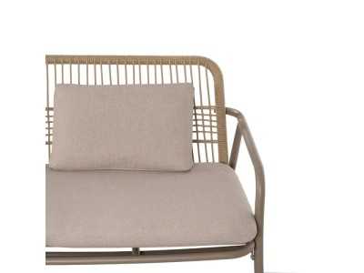 Conjunto de jardín en aluminio lacado y PE - ACCUA