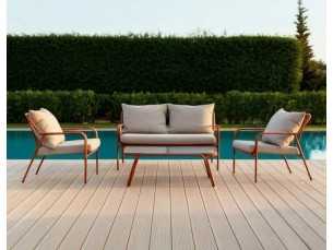 Garden set in lacquered steel - AKIA