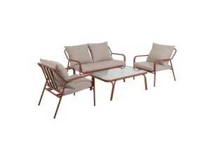 Garden set in lacquered steel - AKIA 2