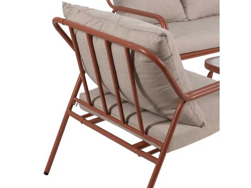 Garden set in lacquered steel - AKIA